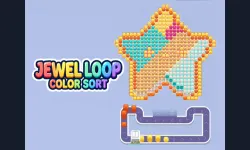 Jewel Loop Color Sort image